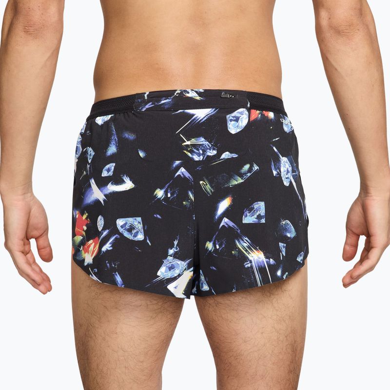 Spodenki do biegania męskie Nike AeroSwift Dri-Fit ADV Brief Lined 2" black/laser orange 2