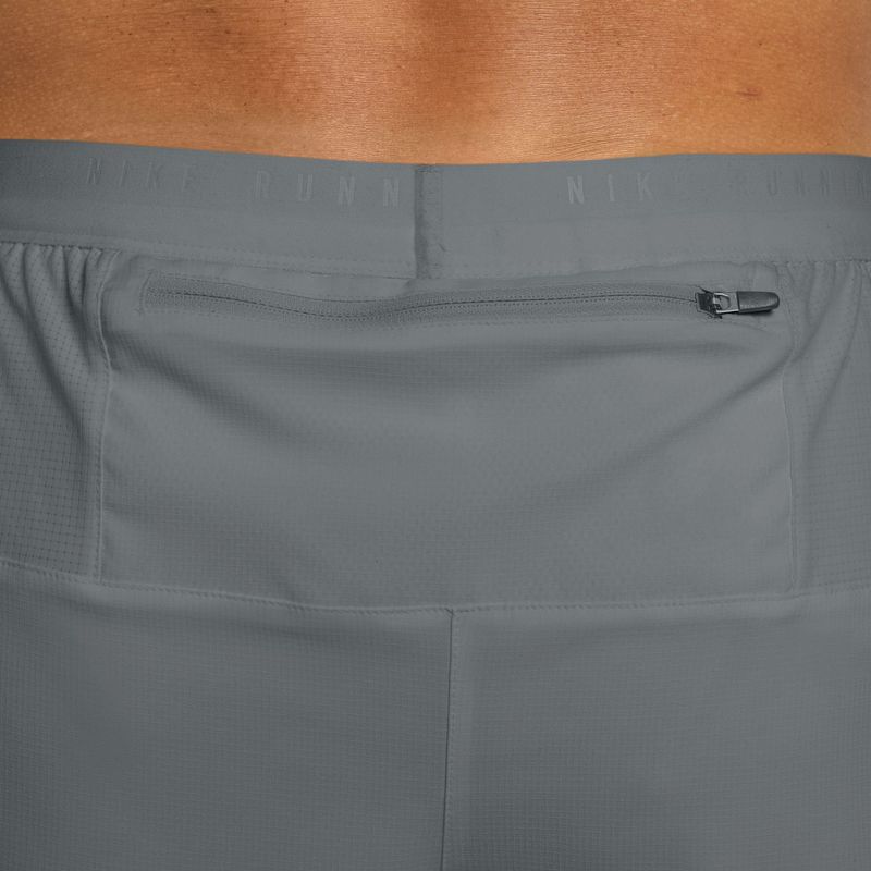 Spodenki do biegania męskie Nike Stride Dri-Fit 2in1 7" smoke grey 4