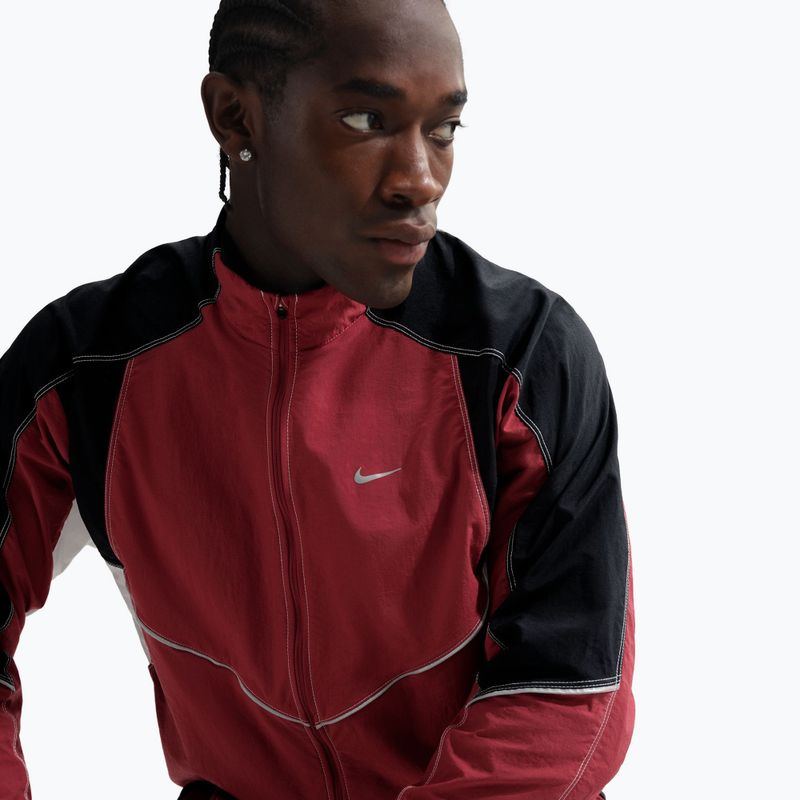Kurtka do biegania męska Nike Retro Dri-Fit team crimson/black 4