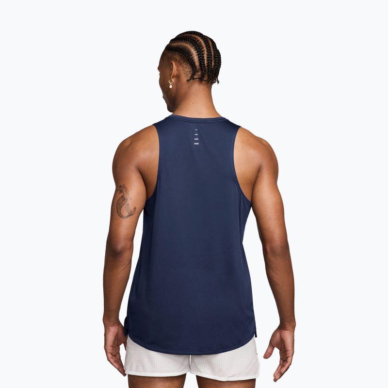Koszulka do biegania męska Nike Stride Dri-Fit ADV midnight navy 2