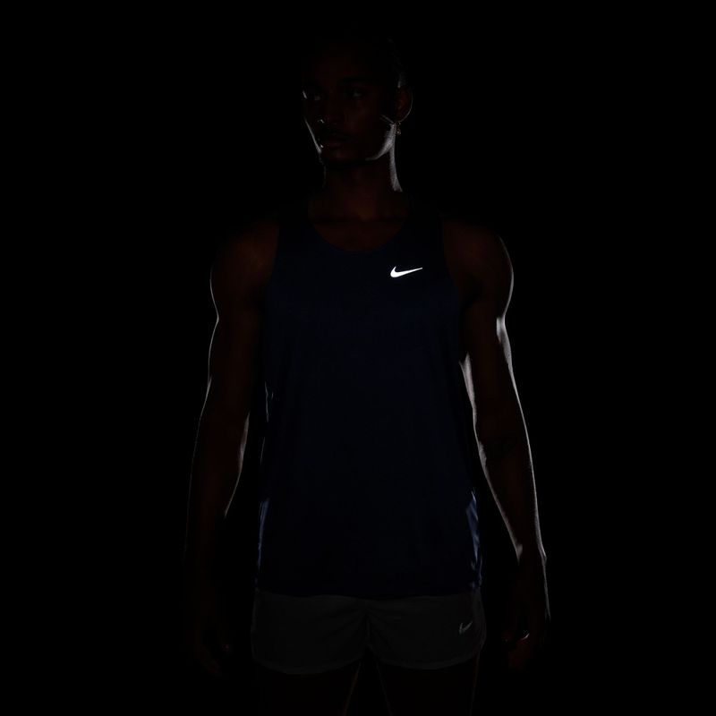 Koszulka do biegania męska Nike Stride Dri-Fit ADV midnight navy 4