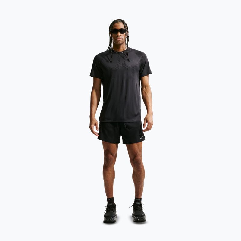 Koszulka do biegania męska Nike Stride Dri-Fit ADV off noir/black 2
