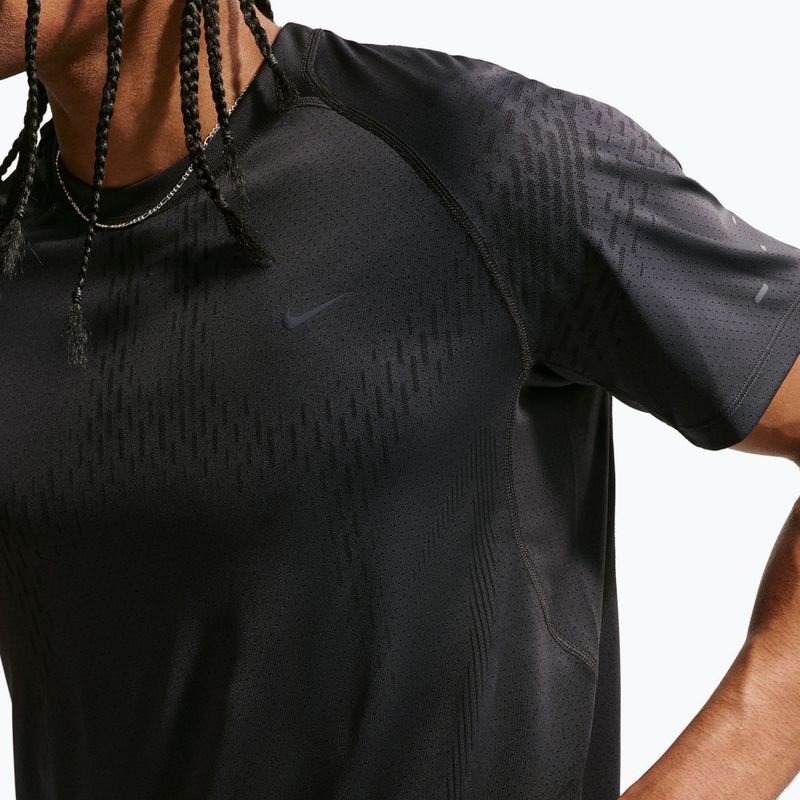 Koszulka do biegania męska Nike Stride Dri-Fit ADV off noir/black 5