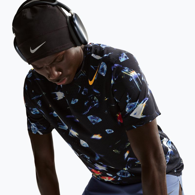 Koszulka do biegania męska Nike AeroSwift Dri-Fit ADV black/laser orange 6