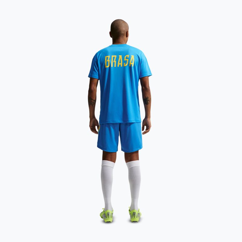 Spodenki piłkarskie męskie Nike Brazil 2026 Stadium Home lt photo blue/light menta/white 3