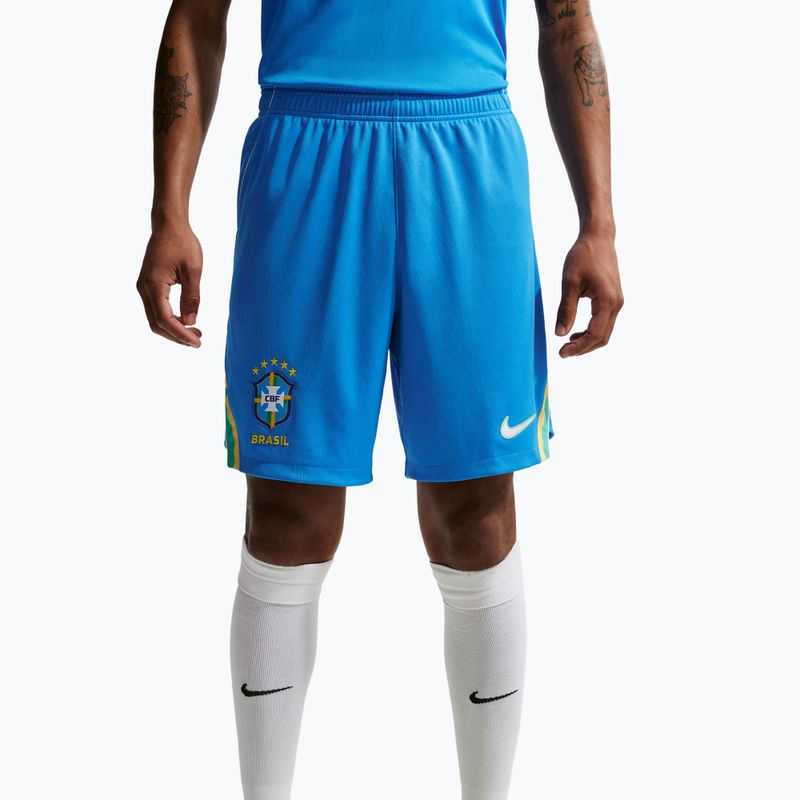 Spodenki piłkarskie męskie Nike Brazil 2026 Stadium Home lt photo blue/light menta/white 5