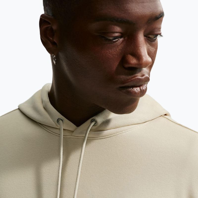 Bluza męska Nike Club French Terry Pullover Hoodie light khaki/light khaki/white 4