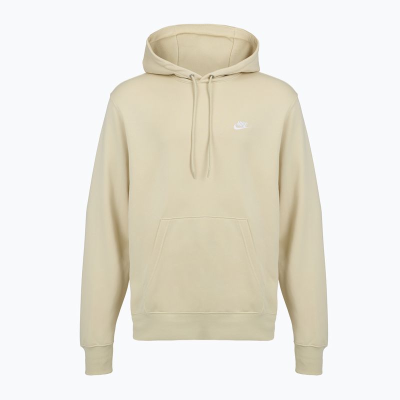 Bluza męska Nike Club French Terry Pullover Hoodie light khaki/light khaki/white 6