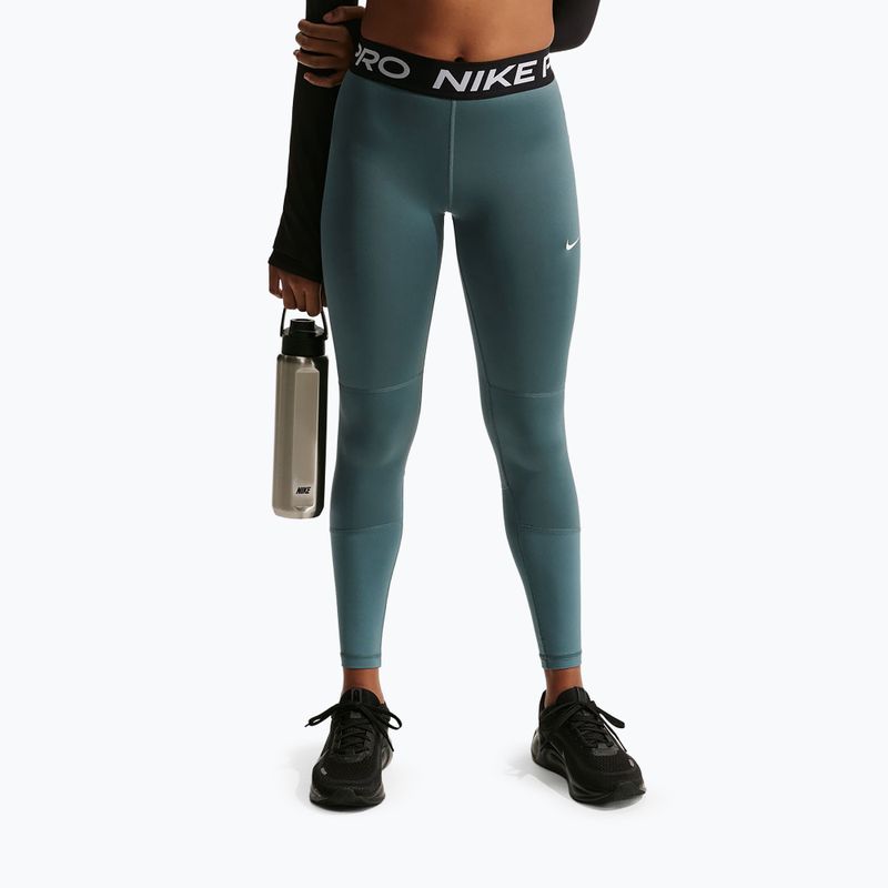 Legginsy dziecięce Nike Pro Dri-FIT mineral slate/black/white