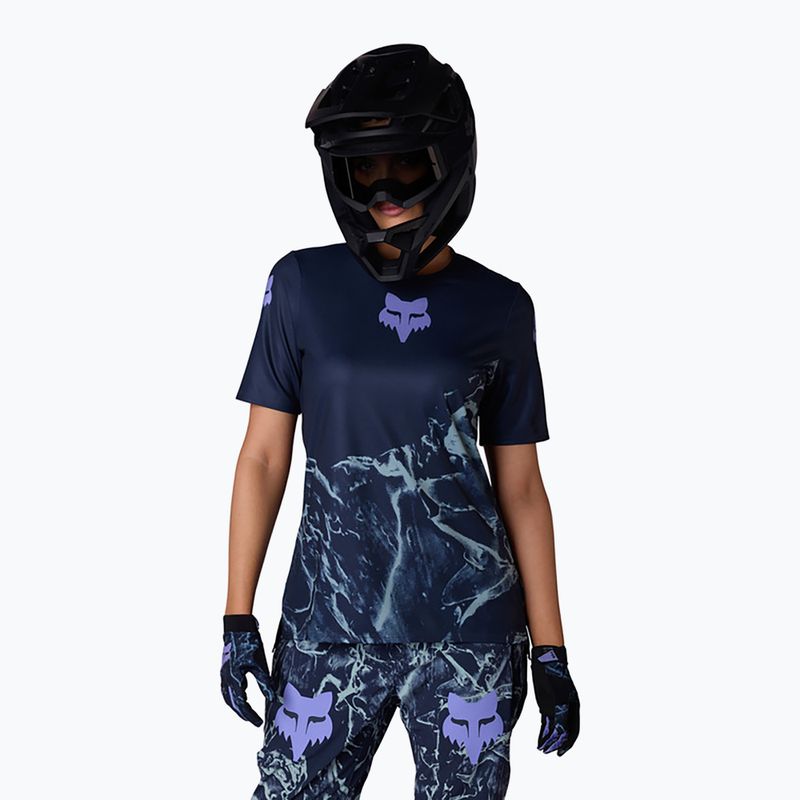 Koszulka rowerowa damska Fox Racing Ranger Image Print arctic blue