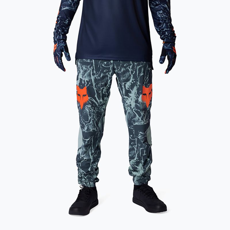 Spodnie rowerowe męskie Fox Racing Ranger Image Print arctic blue
