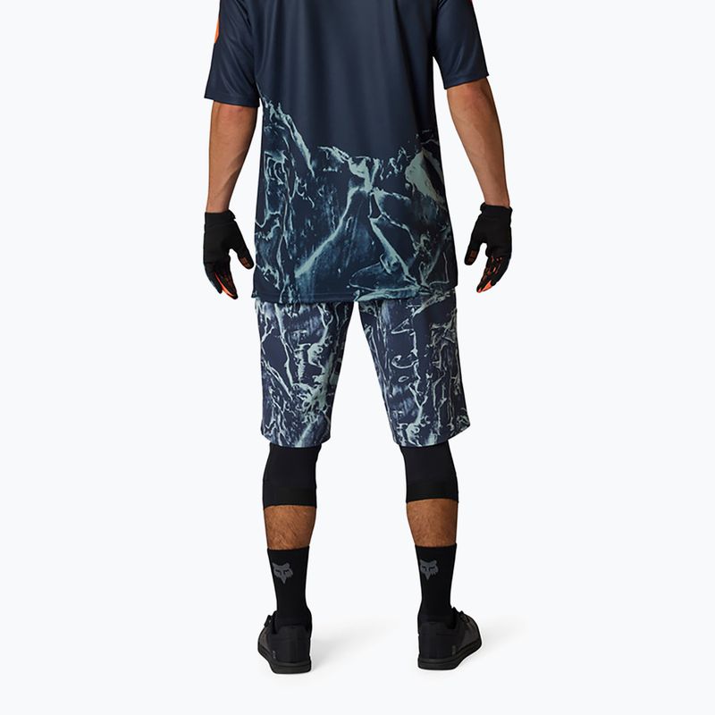 Spodenki rowerowe męskie Fox Racing Ranger Image Print arctic blue 2