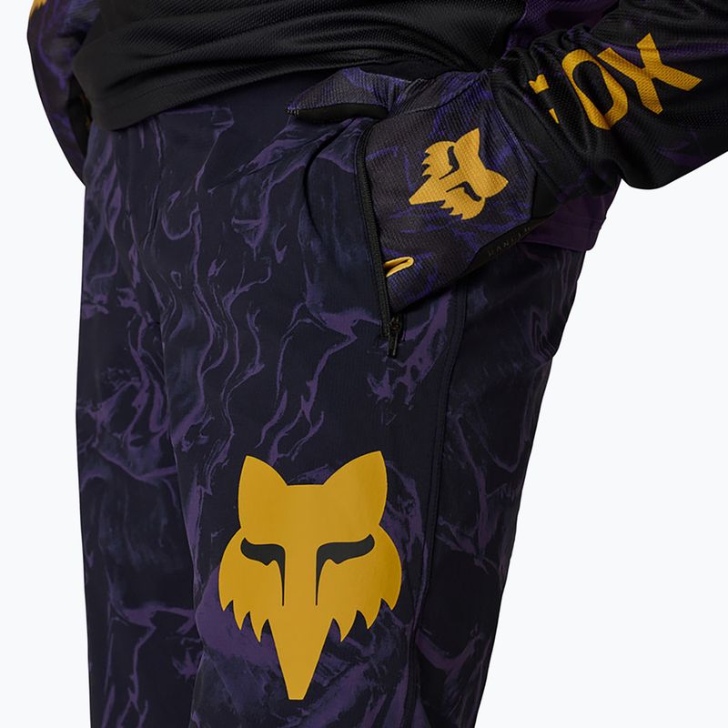 Spodnie rowerowe męskie Fox Racing Ranger Image Print plum 2