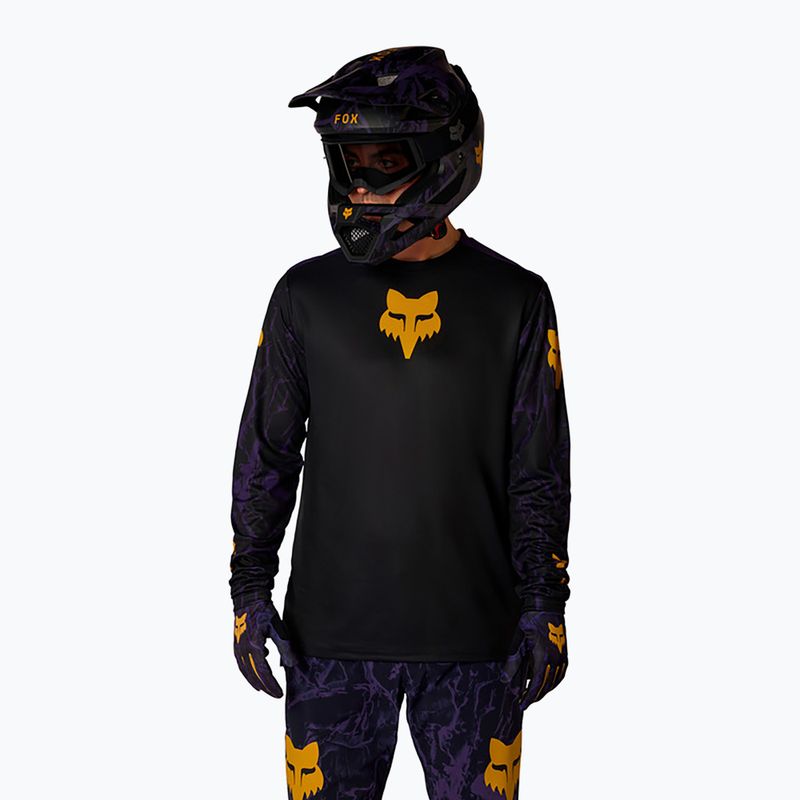 Longsleeve rowerowy dziecięcy Fox Racing Ranger Image Print Jr plum
