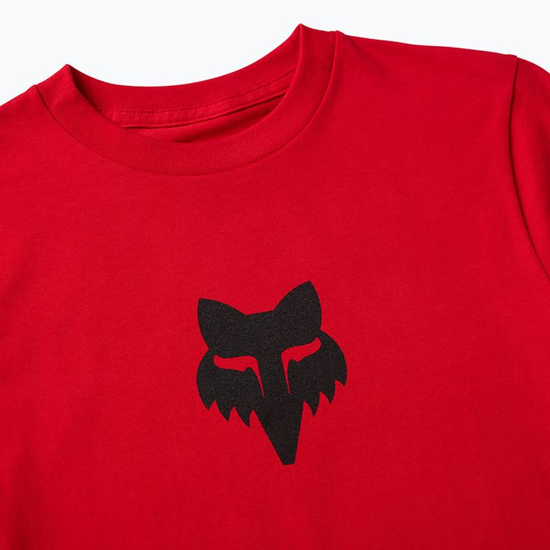 Koszulka dziecięca Fox Racing Fox Head Jr timber red 3