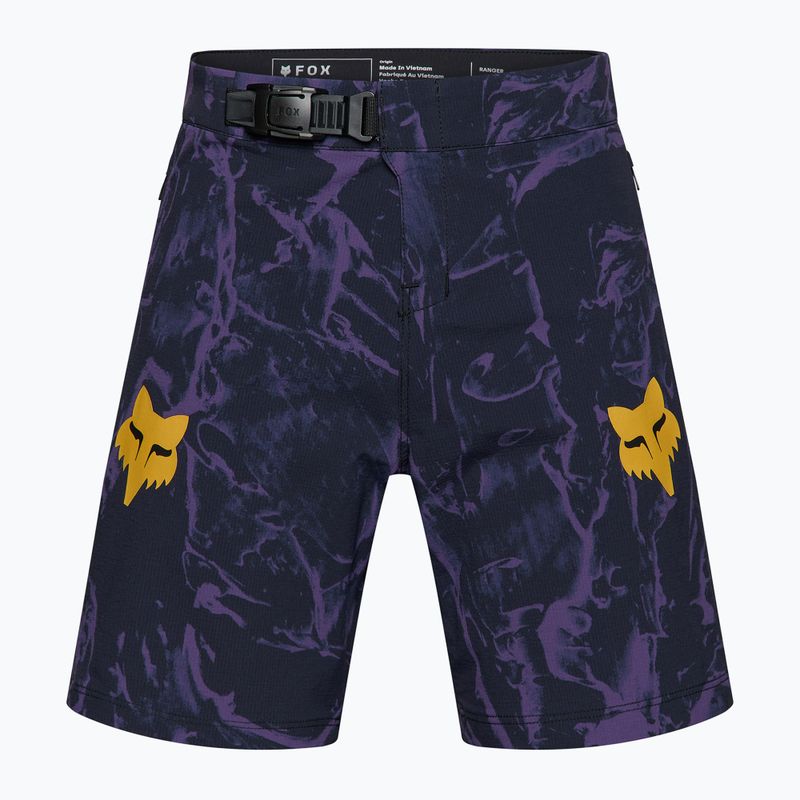 Spodenki rowerowe dziecięce Fox Racing Ranger Image Print Jr plum