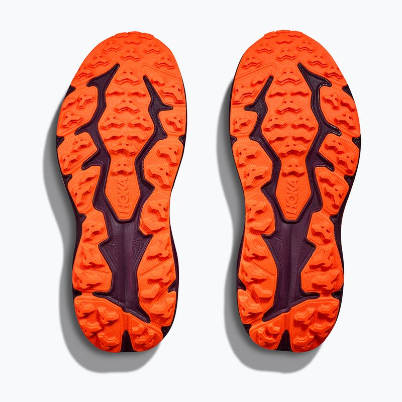 Buty do biegania dziecięce HOKA Speedgoat 6 flower nectar/neon tangerine 14