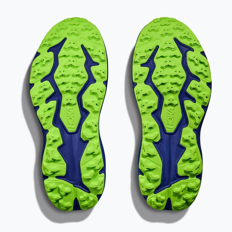 Buty do biegania dziecięce HOKA Speedgoat 6 night sky/neon lime 14