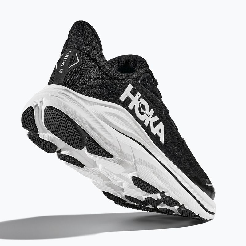 Buty do biegania dziecięce HOKA Clifton 10 black/white 8