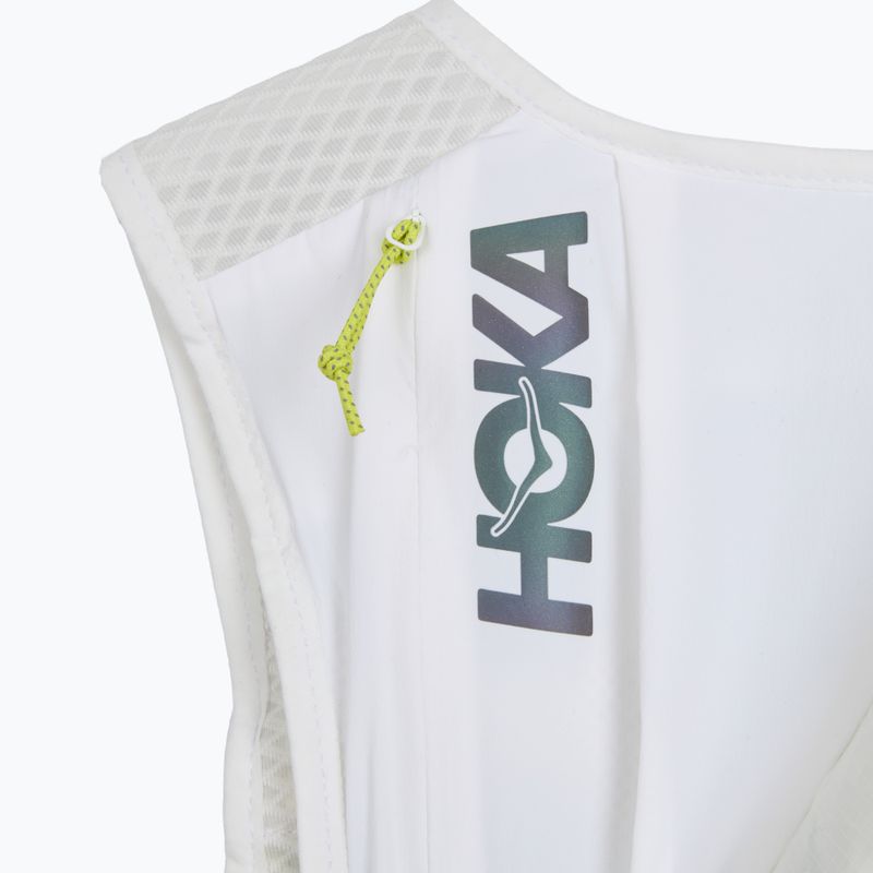 Kamizelka do biegania HOKA Trail Run 10 white 4