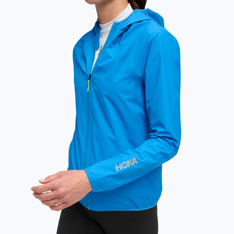 Kurtka do biegania damska HOKA Skybreeze Waterproof GTX hoka blue 4
