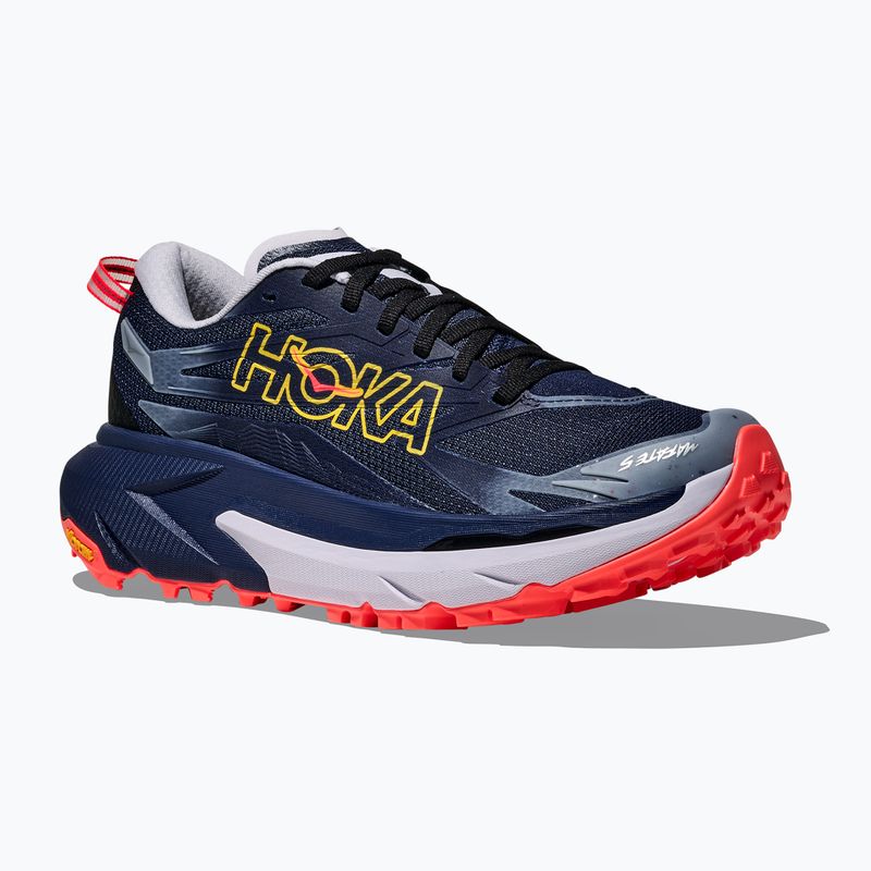 Buty do biegania damskie HOKA Mafate 5 midnight blue/starlight glow 8