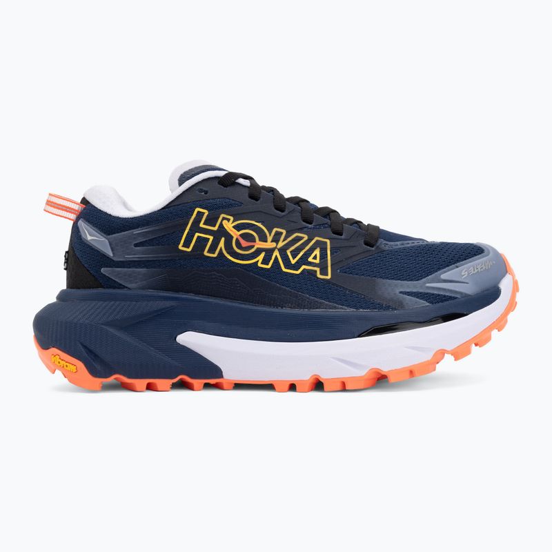 Buty do biegania damskie HOKA Mafate 5 midnight blue/starlight glow 2