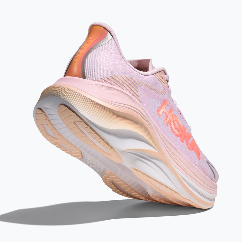 Buty do biegania damskie HOKA Skyward X 2 lilac cream/tangerine glow 12