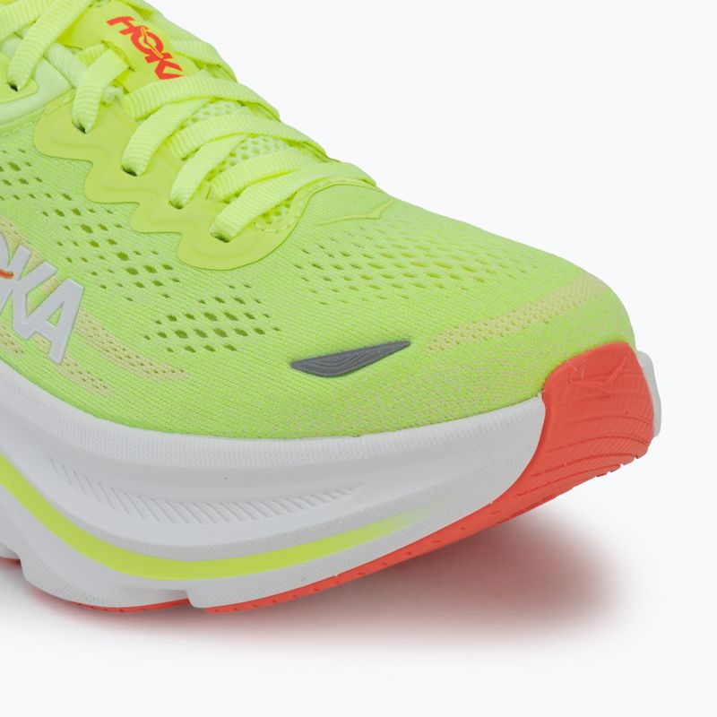 Buty do biegania damskie HOKA Bondi 9 neon yuzu/sunlight 7