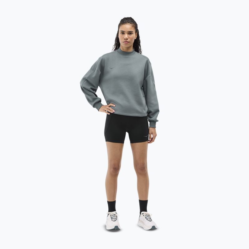 Bluza do biegania damska HOKA Kaitoro Knit Crew slate blue 2