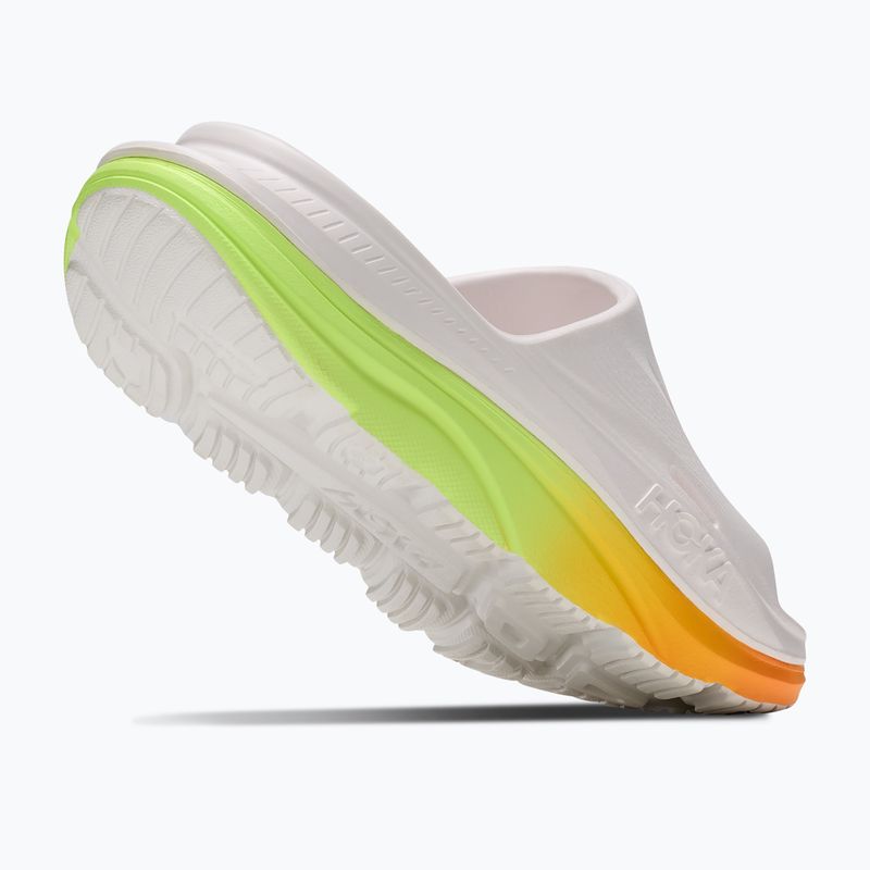 Klapki HOKA Ora Recovery Slide 3 white/neon yuzu 12