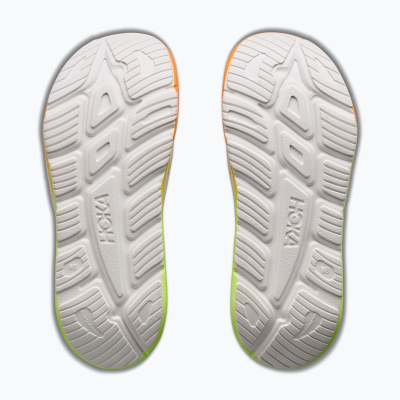 Klapki HOKA Ora Recovery Slide 3 white/neon yuzu 14