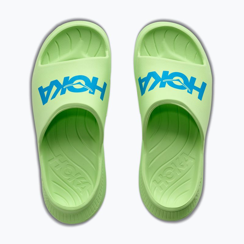 Klapki HOKA Ora Athletic tart apple/skyward blue 14