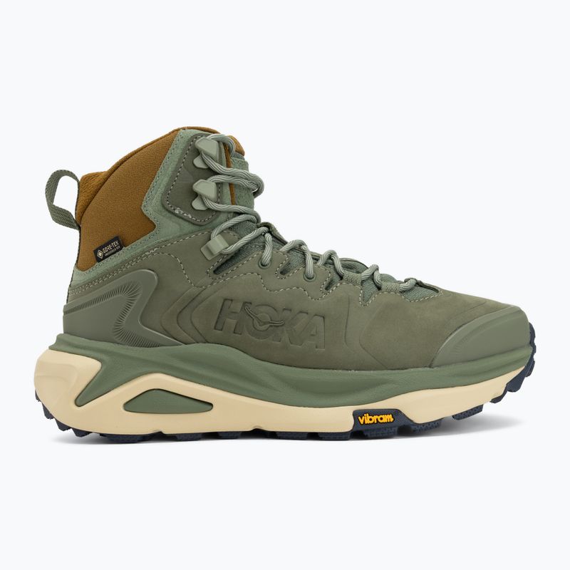 Buty turystyczne męskie Hoka Kaha 3 GTX nettle leaf/barley flour 2