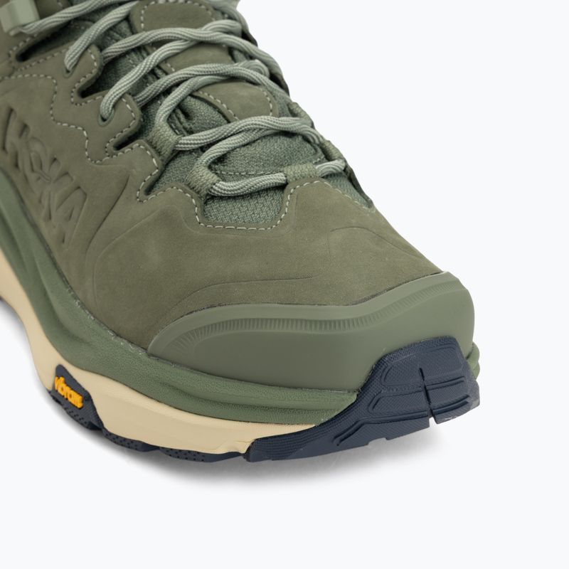 Buty turystyczne męskie Hoka Kaha 3 GTX nettle leaf/barley flour 7