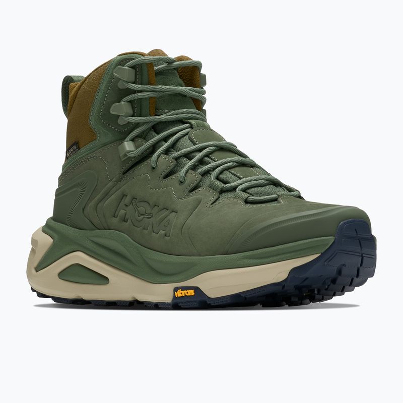 Buty turystyczne męskie Hoka Kaha 3 GTX nettle leaf/barley flour 8
