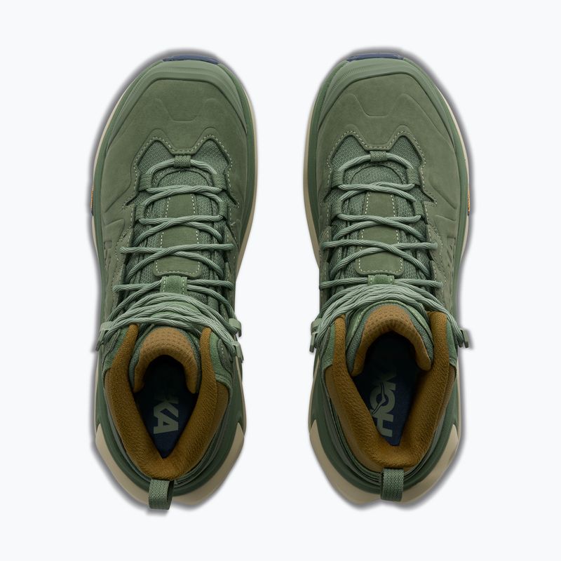 Buty turystyczne męskie Hoka Kaha 3 GTX nettle leaf/barley flour 15