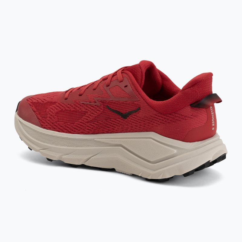 Buty do biegania męskie HOKA Challenger 8 red agate/river rock grey 3