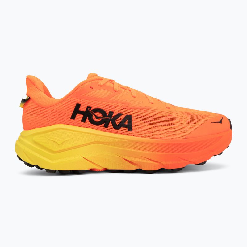 Buty do biegania męskie HOKA Challenger 8 Wide neon tangerine/hoka citrus 2