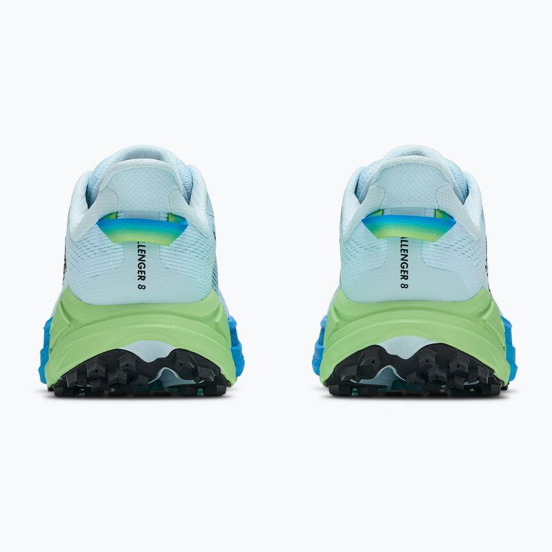 Buty do biegania damskie HOKA Challenger 8 Wide glimmering blue/tart apple 11