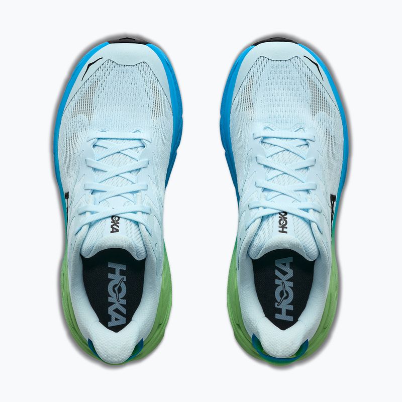 Buty do biegania damskie HOKA Challenger 8 Wide glimmering blue/tart apple 12