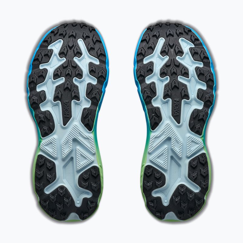 Buty do biegania damskie HOKA Challenger 8 Wide glimmering blue/tart apple 13