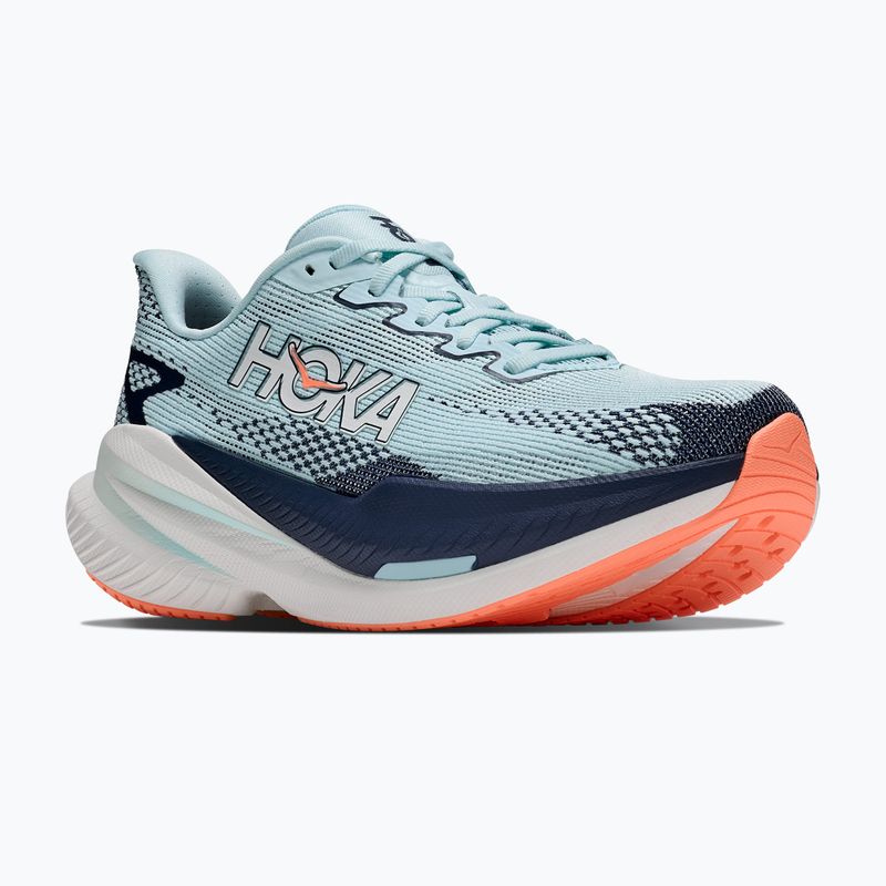 Buty do biegania damskie HOKA Mach X 3 glimmering blue/varsity navy 8