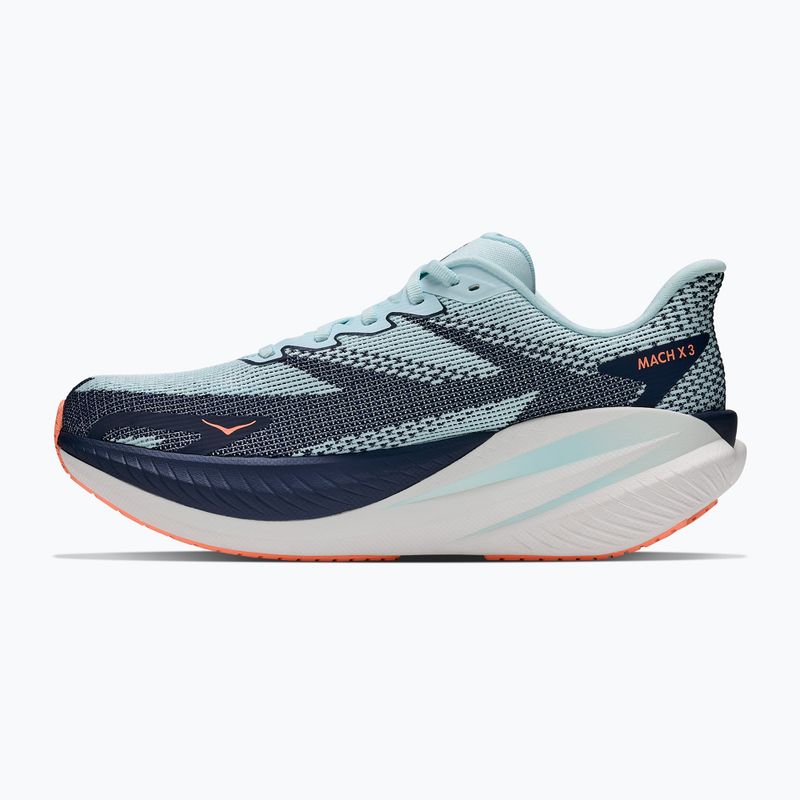 Buty do biegania damskie HOKA Mach X 3 glimmering blue/varsity navy 10