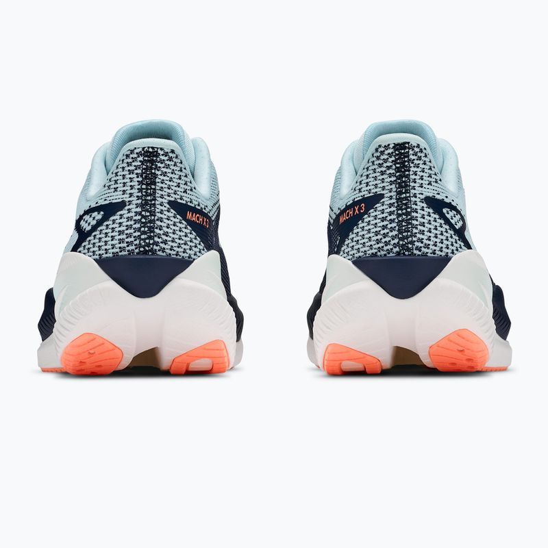 Buty do biegania damskie HOKA Mach X 3 glimmering blue/varsity navy 13