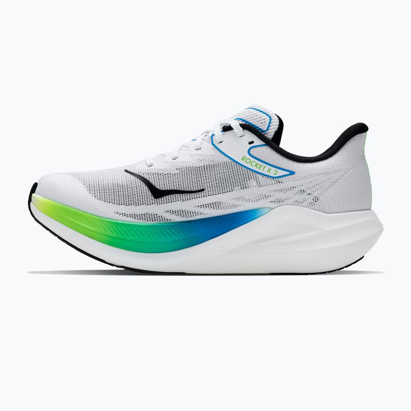 Buty do biegania HOKA Rocket X 3 frost/electric lime 10