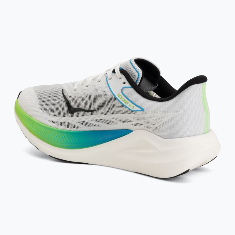 Buty do biegania HOKA Rocket X 3 frost/electric lime 3