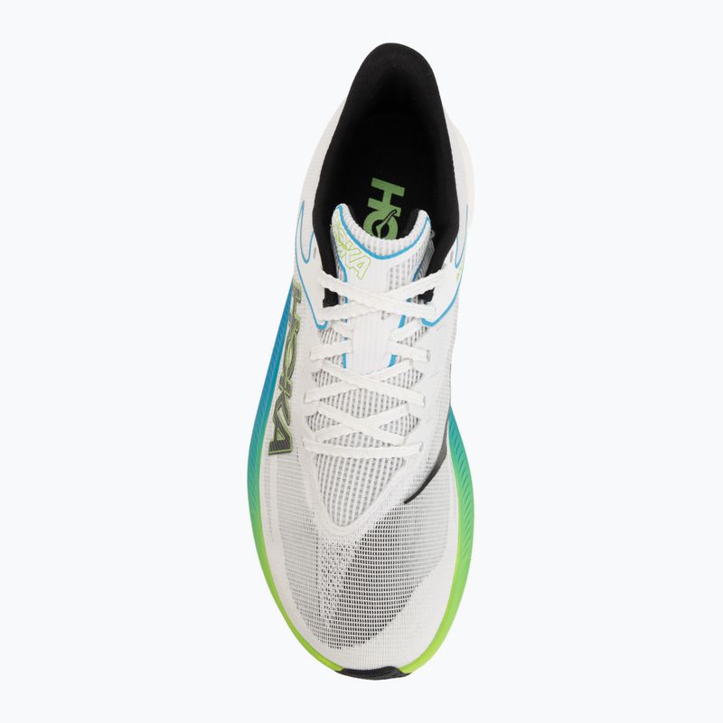 Buty do biegania HOKA Rocket X 3 frost/electric lime 5
