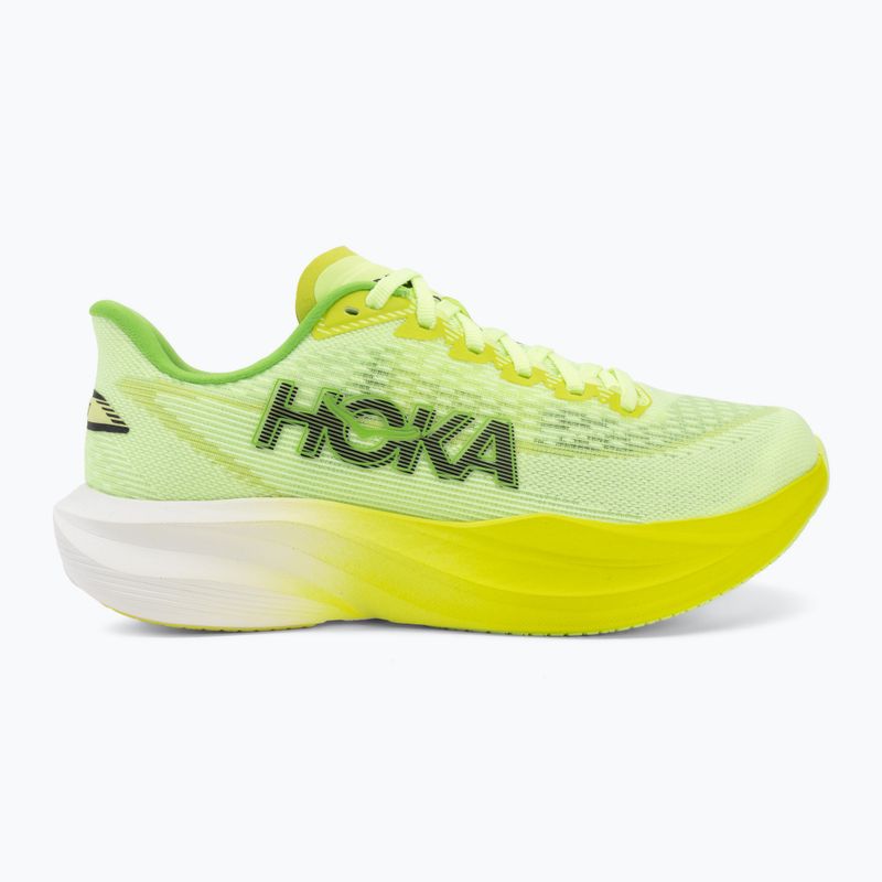 Buty do biegania damskie HOKA Mach 7 neon yuzu/hoka citrus 2