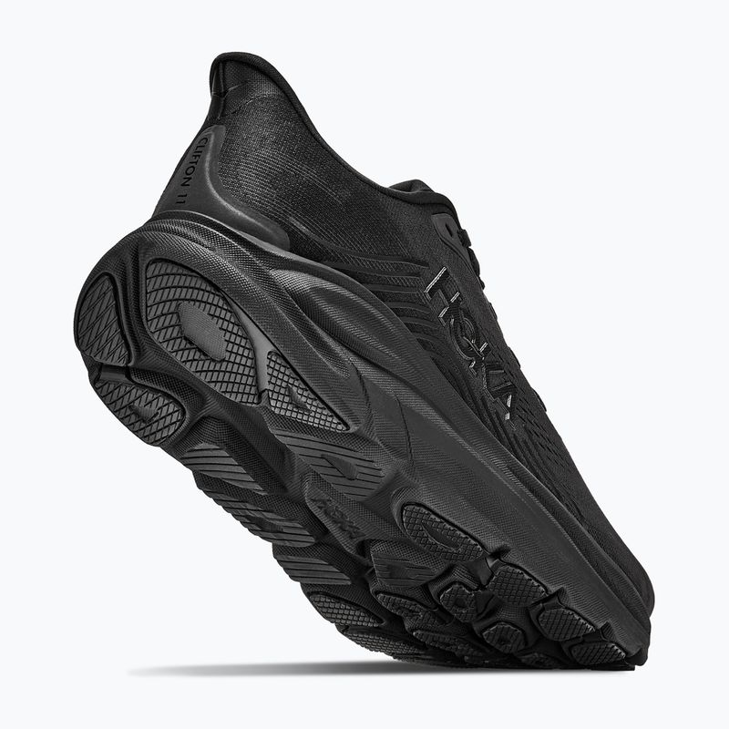 Buty do biegania męskie Hoka Clifton 11 black/black 10
